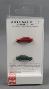 BUSCH 8315 (Spur N,1:160) Set: zwei Mercedes Benz C-Klasse rot/grün NEU! - Picture 1 of 3