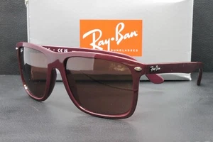 Gafas de sol Ray Ban Boyfriend Two para hombre Burdeos 60 mm lentes rojas RB4547-6718C5 NUEVAS - Imagen 1 de 7