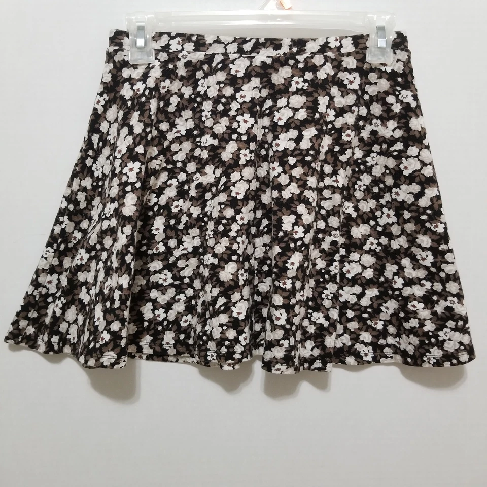 LA сердца юбка маленький цветочный принт эластичный тянуть на талии мини фигурист эластичной - Изображение 1 из 4