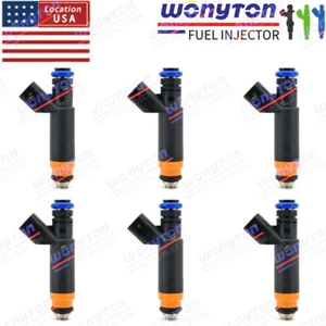 Juego de 6 inyectores de combustible Siemens OEM para Ford F-150 2001-2002-2003 4,2 L V6 - Imagen 1 de 9