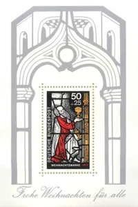 4. Germany 1977 Christmas Stamp mnh - Picture 1 of 2