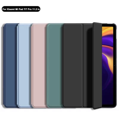 For Xiaomi Mi Pad 7/7 Pro 11.2" Case PU Smart Cover Tablet Magnetic Stand Case - Image 1 of 4