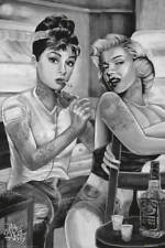 Audrey/Marilyn Tattoo - James Danger Harvey Poster 24in x 36in