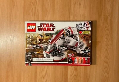 100% COMPLETE LEGO Star Wars: 8091 Republic Swamp Speeder with BOX & BOOKLET - Imagem 1 de 4