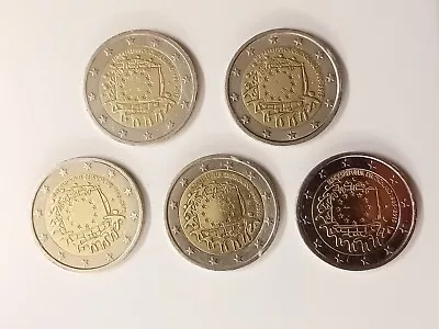 German commemorative 2 euro coin 2015 EU flag - Image 1 of 4