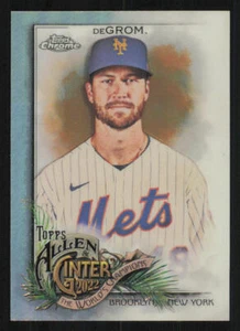 2022 Topps Allen and Ginter Chrome Refractors #6 Jacob deGrom - Picture 1 of 2