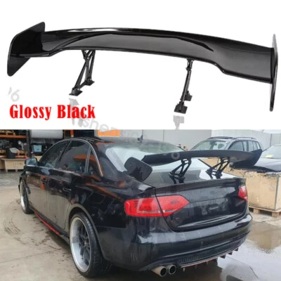 For Audi S4 A4 TT RS 46" GT Style Spoiler Wing Rear Trunk Racing Spoiler Gloss Foto 1 de 4