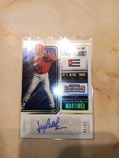 2018 Contenders Draft Picks Draft Ticket Cuba  /99 Julio Pablo Martinez Auto #7