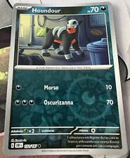 Carta Pokemon Ossidiana Infuocata OBFit ITA: HOUNDOUR 132/197 Comune Reverse