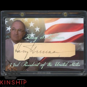 President Harry Truman signed Cut Custom Card JSA LOA Auto Z2264 - Picture 1 of 3