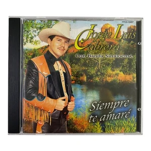 Jorge Luis Cabrera Con Banda Sinaloense: Siempre Te Amare (CD, 2001 Fonovisa) - Picture 1 of 4