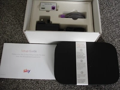 Sky Q Wireless Router  Sky Q Broadband hub Internet Router accessories Included - Image 1 of 2