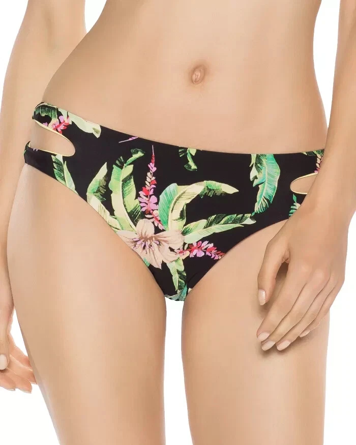 Isabella Rose Floral Print Cut-Out Swim Bottom Separates L141252 Womens Size M - Image 1 of 2