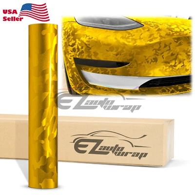 Brillo Camuflaje Sombra Camuflaje Coche Vinilo Envoltura Vehículo Calcomanía Hoja Película Hágalo Usted Mismo Foto 1 de 4