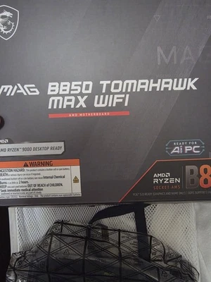 AMD 9800X3D + MSI B850 Tomahawk MAX Foto 1 de 4