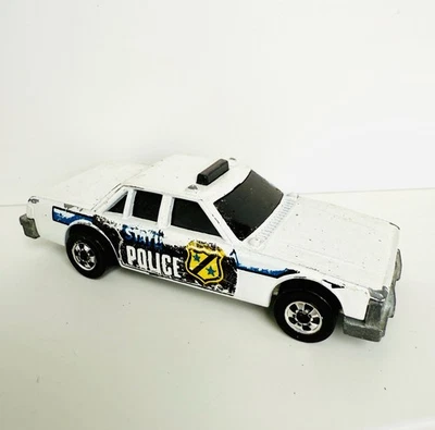 Hot Wheels 1986 Crack-Ups Exploder State Police Flip Around Door Moving Parts - Bild 1 von 4