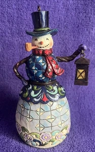 Jim Shore Christmas Hanging Ornament - Snowman with Lantern #4027751 - Picture 1 of 9
