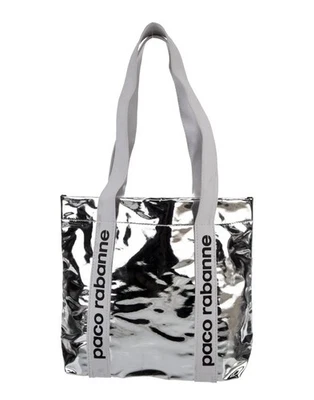 Paco Rabanne x SeaTrees Silver Crinkle Tote Bag - Image 1 of 4