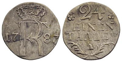 Kingdom of Prussia - 1⁄24 Thaler 1783 - Frederick II - Image 1 of 3