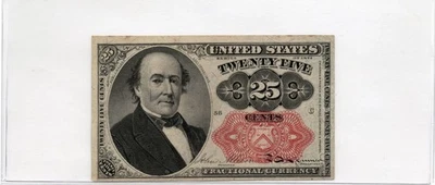 1874 - United States Fractional - 25C Twenty Five Cents Note (iii) - Image 1 of 2