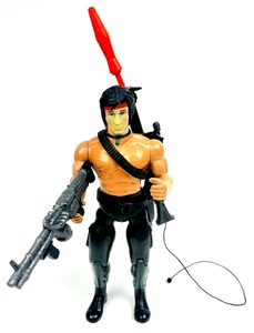 1985 Coleco Rambo Forces of Freedom Action Figure 100% Complete - Foto 1 di 11