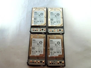 *Lot Of 4* Dell R95FV ST600MM0088 600gb 10k 12G 2.5in SAS Hard Drive (J365) - Afbeelding 1 van 4