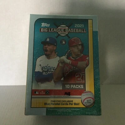 NEW 2021 Topps Big League Baseballl Blaster Box - 105 Total Cards + Aaron Judge - Image 1 of 4