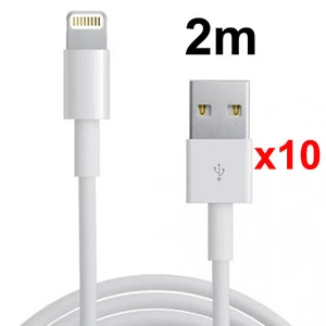 10 2m para Apple iPhone 6 7 8 PLUS XS 11 12 Pro Max iPad iPod cable cargador de datos - Imagen 1 de 3