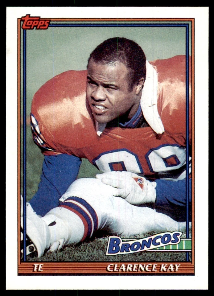 1991 Topps Clarence Kay Denver Broncos #558 - Image 1 of 2
