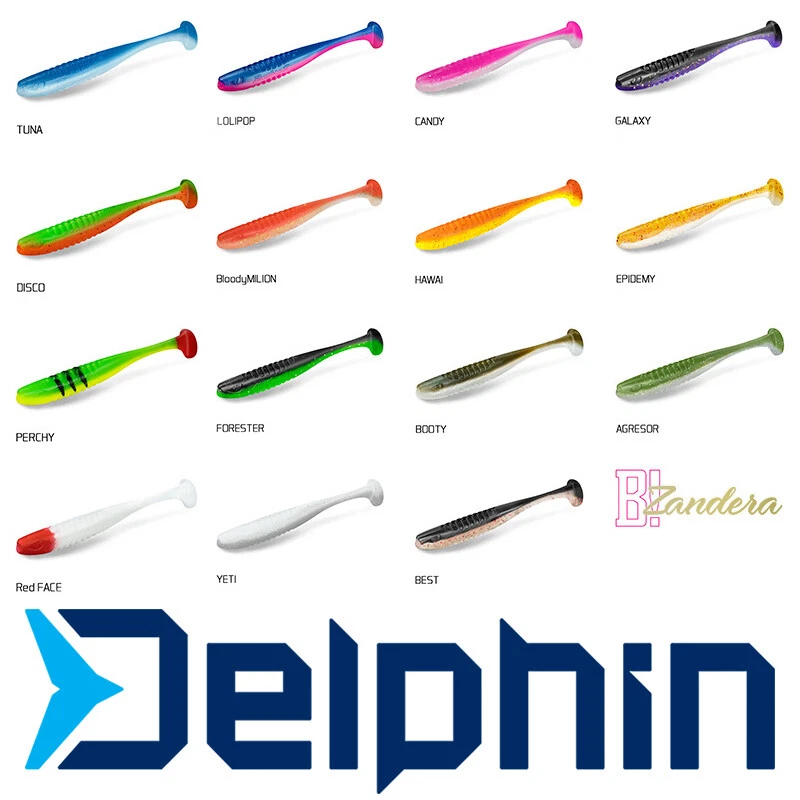 DELPHIN ZANDERA UVs, DROP SHOT LURES, JIG GUMMIKÖDER, GUMMIFISCHE, RAUBFISCH - Bild 1 von 1