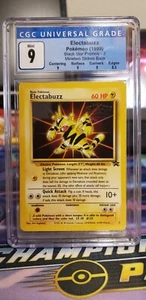 CGC 9 MINT Electabuzz GOLD STAMP Black Star Promo 2 Pokemon 1999 - Picture 1 of 2