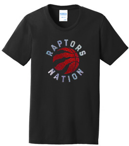 Women's Toronto Raptors Bling Basketball Ladies Bling T-Shirt Shirt S-4XL