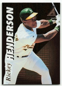 1994 STUDIO RICKEY HENDERSON OAKLAND ATHLETICS #3