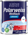 Polarweiss Weilack 750ml Glnzend/Seidenmatt 2in1 Lack Schner Wohnen B-WARE