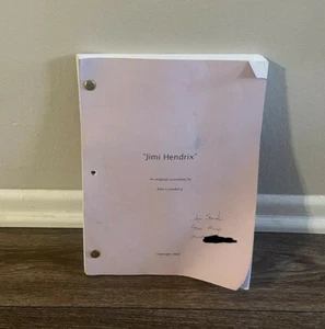 Original Copyright 2003 An Screenplay By Alan Greenberg "Jimi Hendrix" - SIGNED - Picture 1 of 1