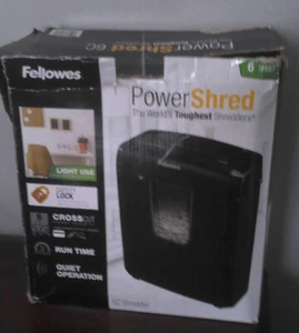 Fellowes Powershred 6C Shredders - Black
