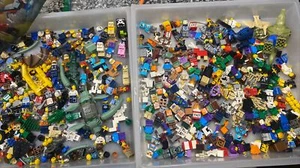 Lego Mini figure+ Lot Star Wars, Harry Potter,City,animals, Minecraft 2.3LB - Picture 1 of 11