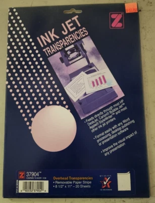 Z-Label Ink Jet Transparencies - Lot of 7 - Image 1 of 3
