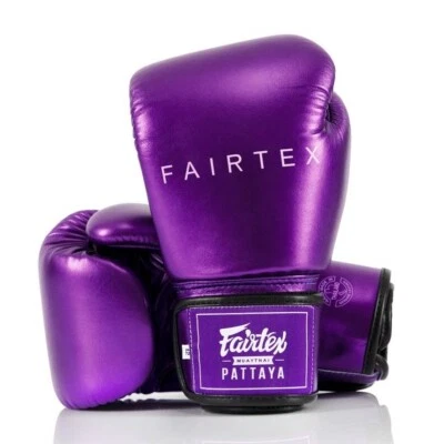 Guante de Boxeo Metálico Fairtex Muay Thai BGV22 MMA Luchador Deportivo Microfibra Foto 1 de 4