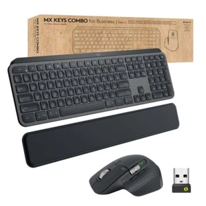 5099206104488 Logitech MX Keys combo for Business Gen 2 Tastatur Maus enthalten - Bild 1 von 7