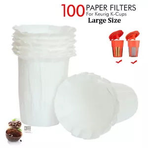 Filtro de papel desechable iCafilas 100 K-Carafe grande taza K para máquina Keurig 2.0 - Imagen 1 de 5