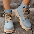 Women's Fashion Color Matching Autumn And Winter Women's Boots With Side Zipper