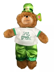 Sugar Loaf Luck of the Irish 2006 St Patrick's Day Bear Stuffed Animal Plush 17" - Picture 1 of 5
