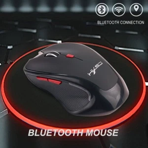 Bluetooth3.0 Wireless Computer Mouse Optical Mice for PC Mac Android OS Tablets - Picture 1 of 12