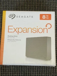 Seagate Hard Drive 8 TB,External,5400 RPM,3.5 inch STEB8000100 SRD0NF2 - Photo 1/5