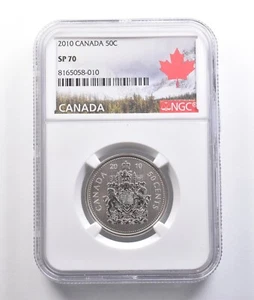 2010 Canada 50 Cents SP70 NGC *6896 - Picture 1 of 3