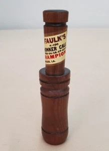 Vintage Faulk's H-100 World Champion Honker Call Lake Charles LA - Picture 1 of 8