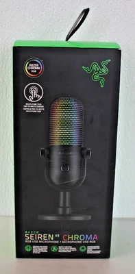 Razer SEIREN v3 Chroma RGB USB Microphone - Black - Image 1 of 4