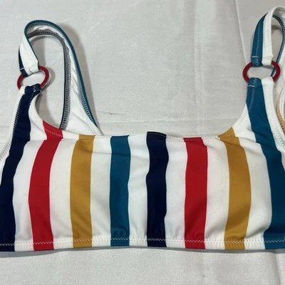 Volcom женщин средний бикини верхний плавать серфинга пляж Рекомендуемая розничная цена производителя $45 купальный костюм новый с Ярлыками купальный костюм - Изображение 1 из 4