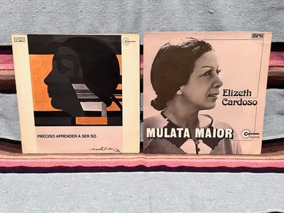 Elizeth Cardoso "Preciso Aprender A Ser So" & "Mulata Maior" LP Lot Elizete - Image 1 of 4